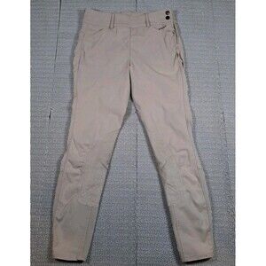 Ariat Pro Series Leather Knee 28R Riding Pants Side Hook Zipper